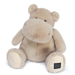 Histoire d'Ours Les Hippos Hip'^Peluche Hippopotame Beige HIP'COOL - 40 cm