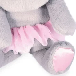 Histoire d'Ours Les Hippos Tutus^Peluche Hippopotame Gris Tutu - 22 cm