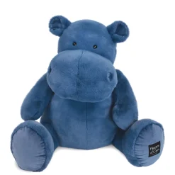 Histoire d'Ours Les Hippos Hip'^Peluche Hippopotame HIP'BLUE 85 cm