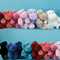 Histoire d'Ours Les Hippos Hip'^Peluche Hippopotame HIP'BLUE 25 cm