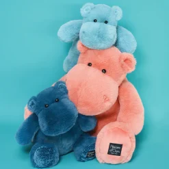 Histoire d'Ours Les Hippos Hip'^Peluche Hippopotame HIP'HUG Terracota - 25 cm