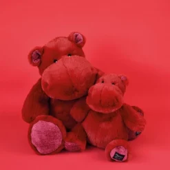 Histoire d'Ours Les Hippos Hip'^Peluche Hippopotame HIP'KISS - 40 cm