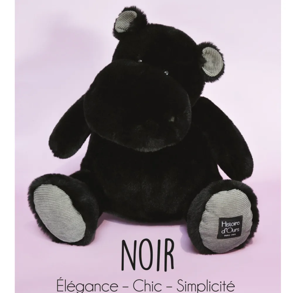 Histoire d'Ours Les Hippos Hip'^Peluche Hippopotame HIP'STAR - 40 cm