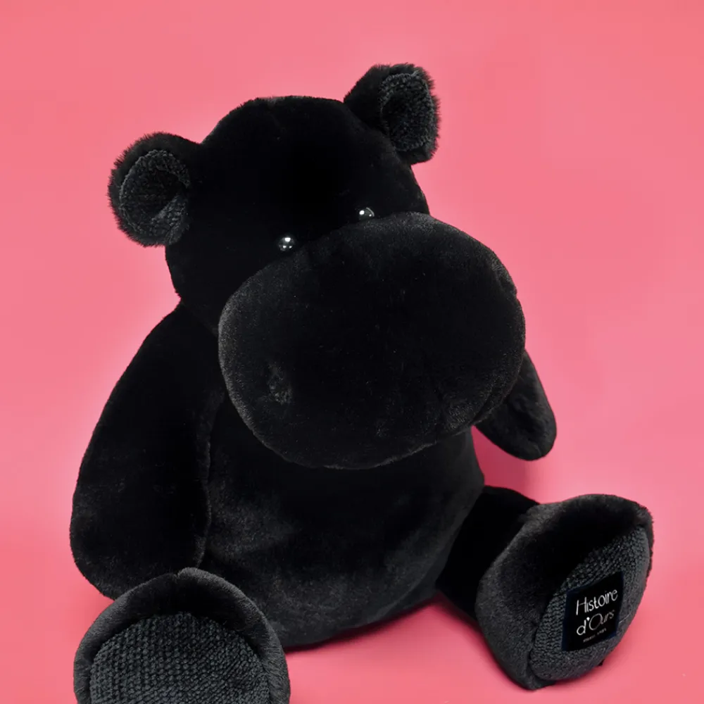 Histoire d'Ours Les Hippos Hip'^Peluche Hippopotame HIP'STAR - 40 cm