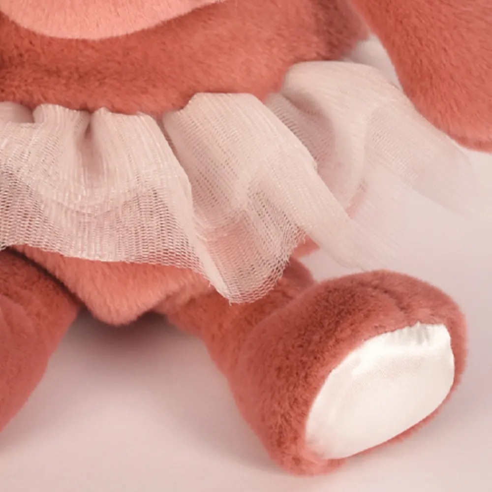 Histoire d'Ours Les Hippos Tutus^Peluche Hippopotame Terracotta Tutu - 22 cm