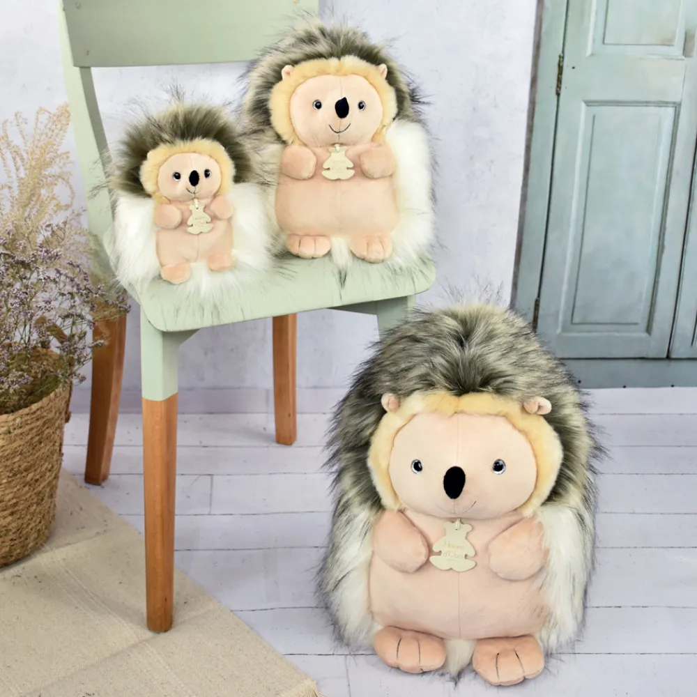 Histoire d'Ours Autres Animaux De La Ferme^Peluche Hérisson Beige - 30 cm