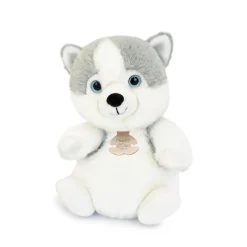 Histoire d'Ours Les Chiens & Les Chats^Peluche husky assis - 20 cm
