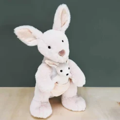Histoire d'Ours Dans La Savane^Peluche Kangourou Beige - 30 cm