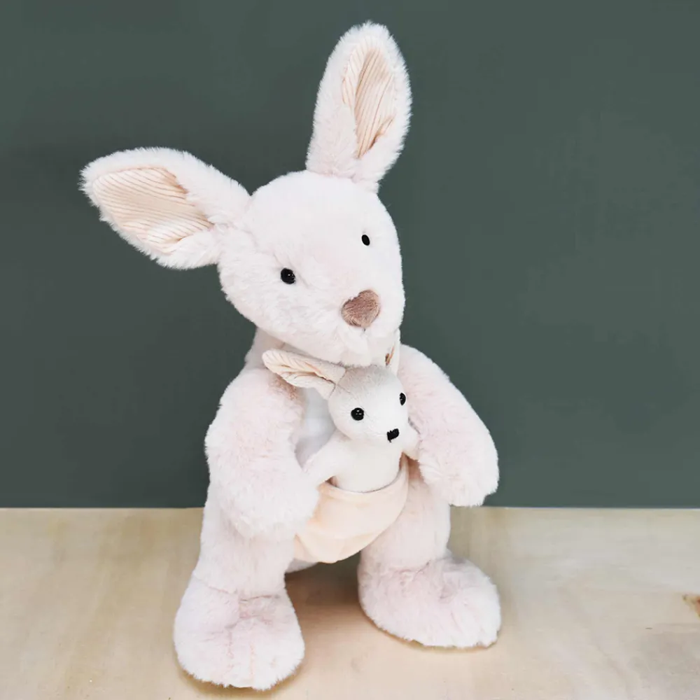 Histoire d'Ours Dans La Savane^Peluche Kangourou Beige - 30 cm