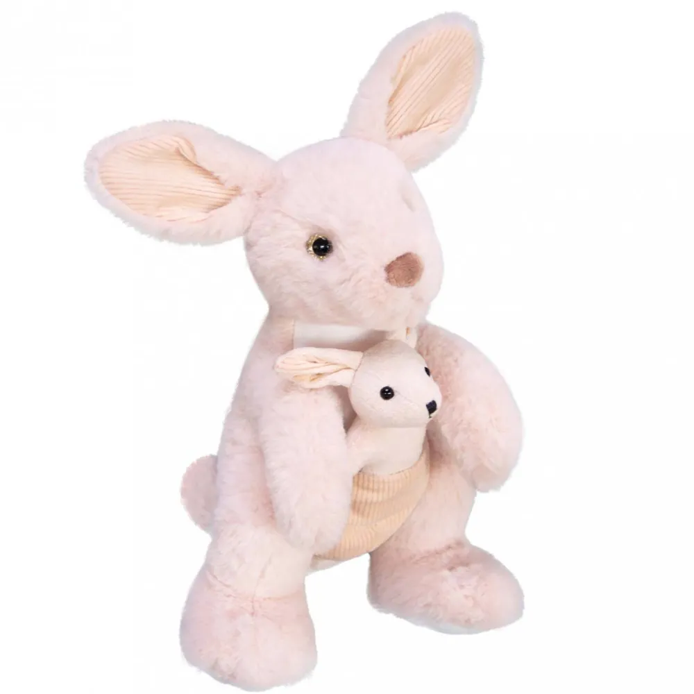 Histoire d'Ours Dans La Savane^Peluche Kangourou Beige - 30 cm