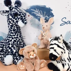 Histoire d'Ours Dans La Savane^Peluche Kangourou Beige - 30 cm