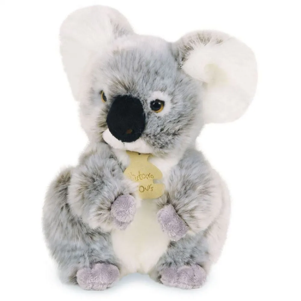 Histoire d'Ours Dans La Forêt Tropicale^Peluche Koala - Gris - 20 cm