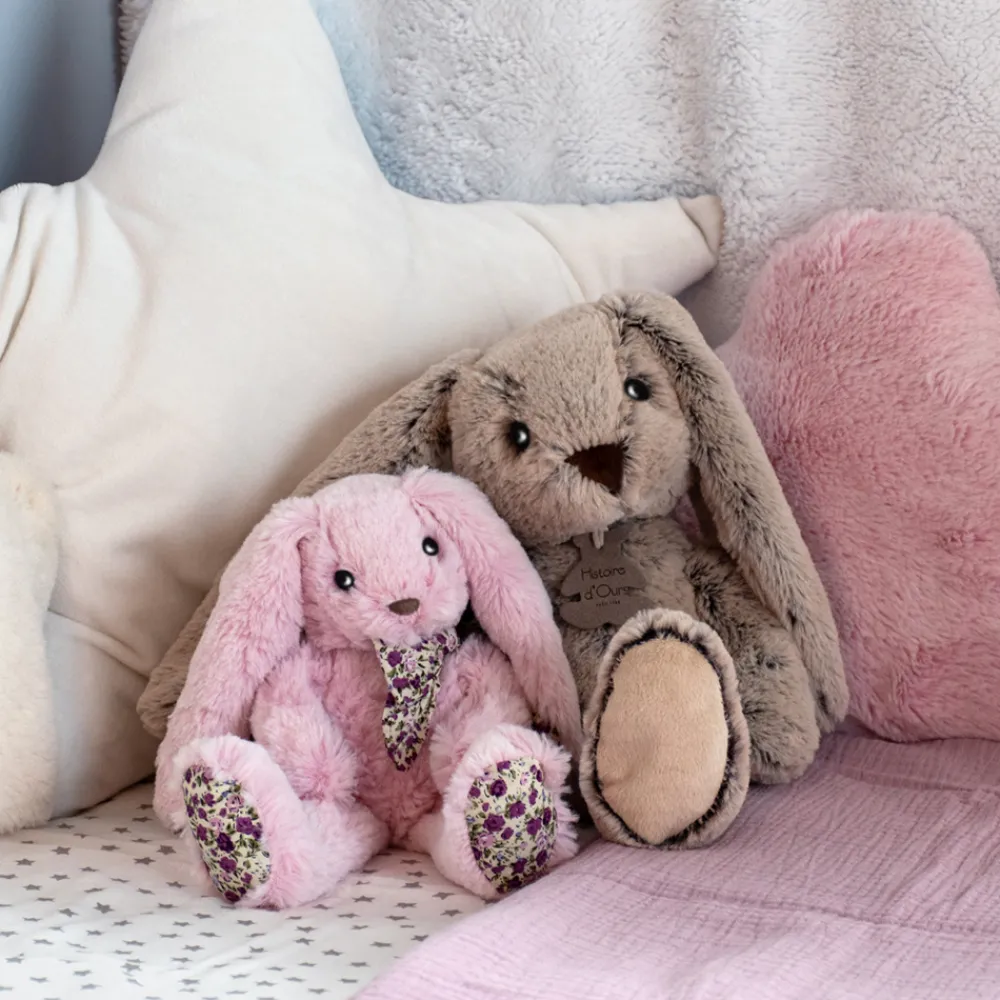 Histoire d'Ours Les Lapins^Peluche Lapin - 40 cm