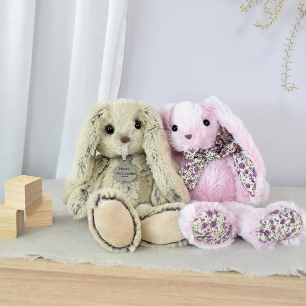 Histoire d'Ours Les Lapins^Peluche Lapin - 25 cm