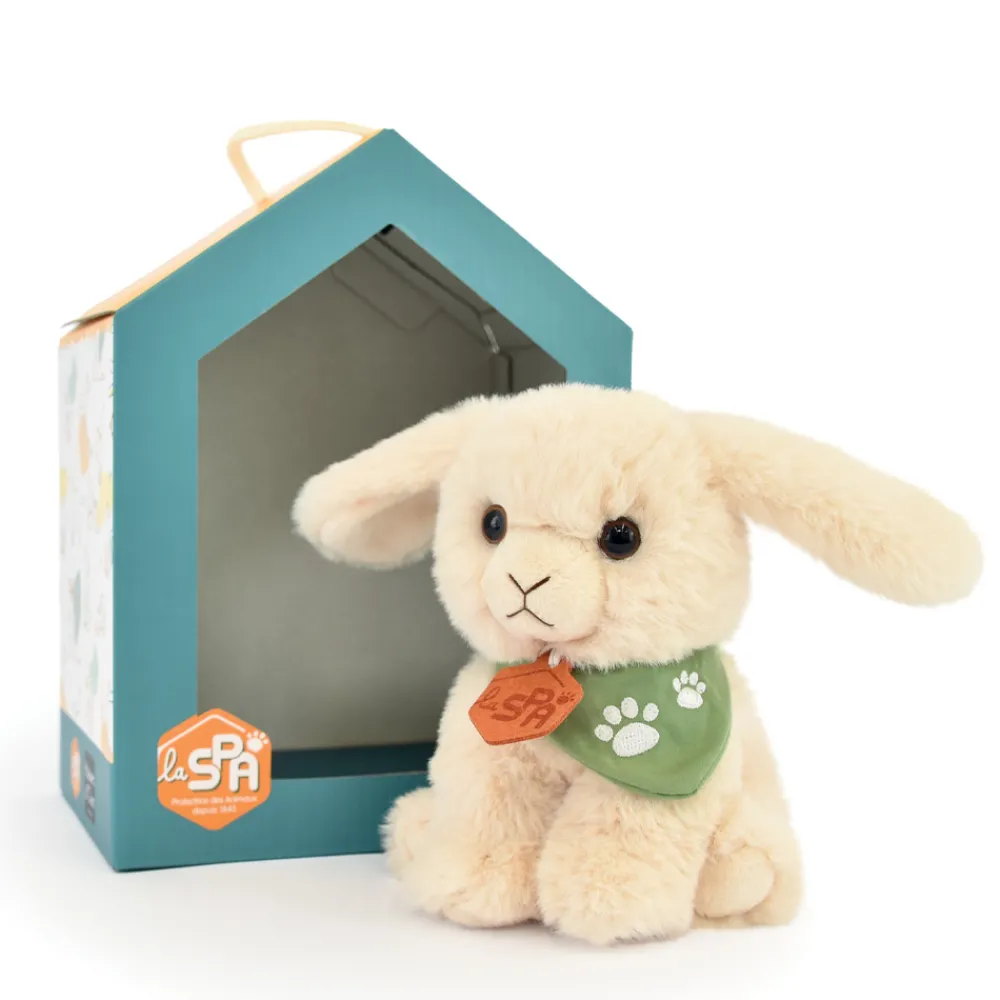 Histoire d'Ours Collection X Spa^Peluche lapin 16 cm - SPA Collection