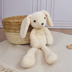 Histoire d'Ours Les Doudous®|Les Lapins^Peluche Lapin Blanc - 40 cm