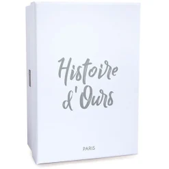 Histoire d'Ours Les Lapins|Les Doudous®^Peluche Lapin ivoire Avec Doudou - 30 cm
