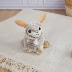 Histoire d'Ours Les Lapins^Peluche Lapin Marron - 15 cm