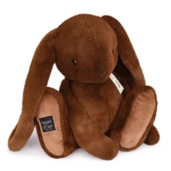 Histoire d'Ours Les Lapins^Peluche lapin marron foncé - Café - LE LAPIN - 50 cm
