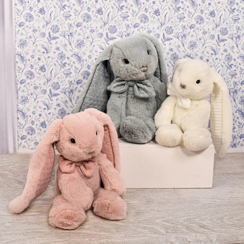 Histoire d'Ours Les Lapins^Peluche lapin Preppy Chics - - 40cm