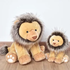 Histoire d'Ours Dans La Savane^Peluche Lion Marron - 25 cm