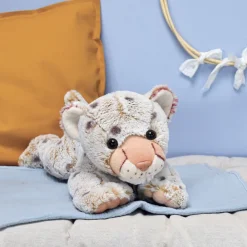 Histoire d'Ours Les Animaux Du Grand Froid^Peluche Léopard des neiges Beige - 30 cm