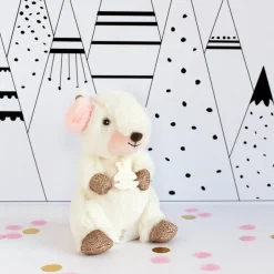 Histoire d'Ours Les Animaux Du Grand Froid^Peluche Marmotte he Cache-Oreille - 18 cm