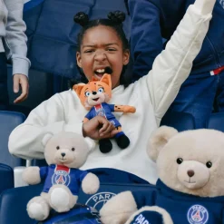 Histoire d'Ours Collection X Psg^Peluche officielle OURS PSG capuche - 35 cm