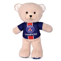 Histoire d'Ours Collection X Psg^Peluche officielle Ours PSG - Bandes Hechter -Maillot Champion- 23 cm