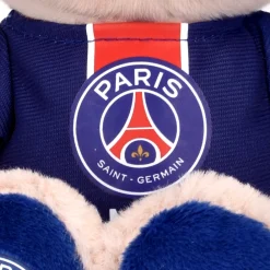 Histoire d'Ours Collection X Psg^Peluche officielle Ours PSG - Bandes Hechter -Maillot Champion- 23 cm