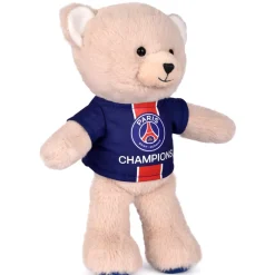 Histoire d'Ours Collection X Psg^Peluche officielle Ours PSG - Bandes Hechter -Maillot Champion- 23 cm