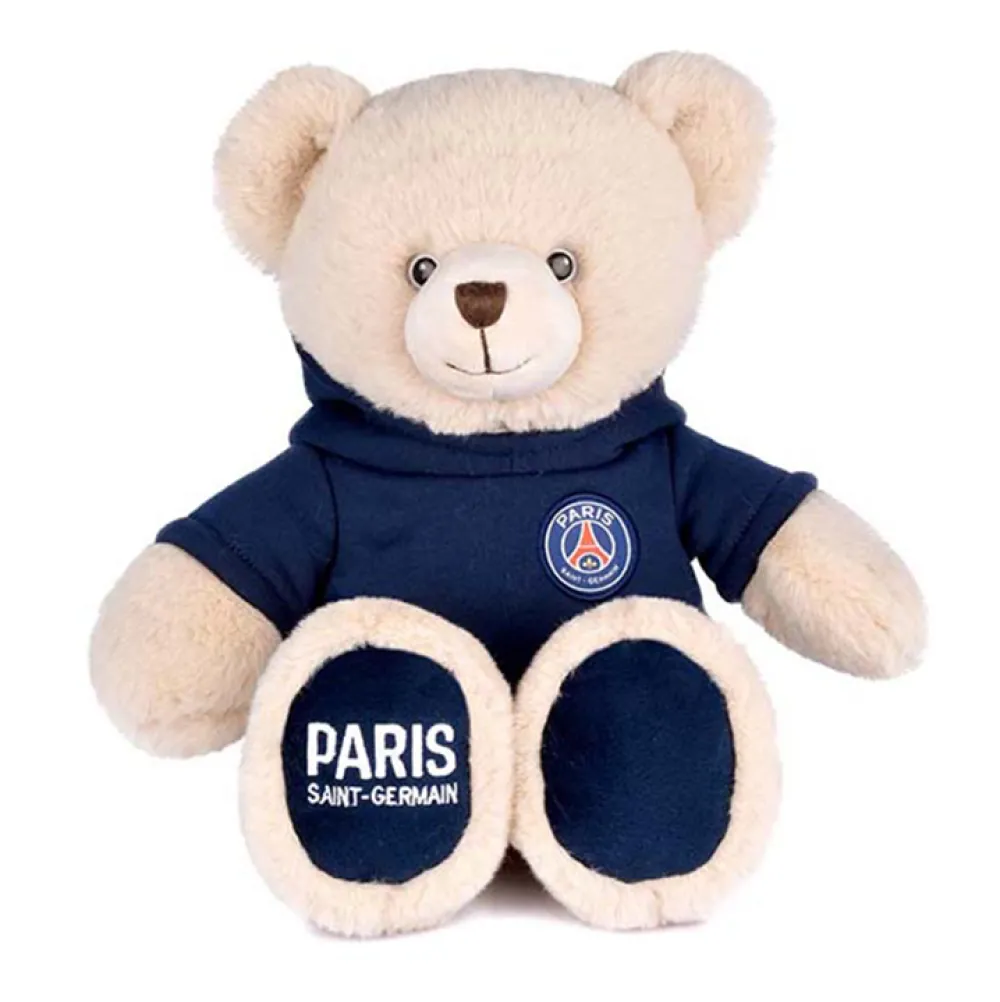 Histoire d'Ours Collection X Psg^Peluche officielle Ours PSG capuche - 50 cm