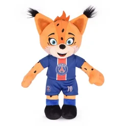 Histoire d'Ours Collection X Psg^Peluche officielle PSG - Mascotte Germain Le Lynx - 35 cm