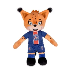 Histoire d'Ours Collection X Psg^Peluche officielle PSG Mascotte Germain Le Lynx - 25 cm