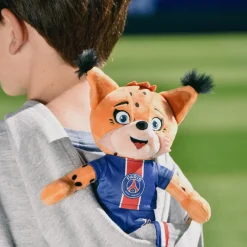 Histoire d'Ours Collection X Psg^Peluche officielle PSG Mascotte Germain Le Lynx - 25 cm