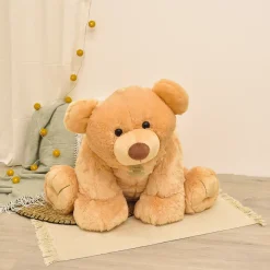 Histoire d'Ours Titours Et Bellydou^Peluche ours géant marron - Gros'Ours 65 cm