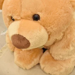 Histoire d'Ours Titours Et Bellydou^Peluche ours géant marron - Gros'Ours 65 cm