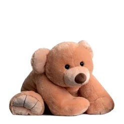 Histoire d'Ours Titours Et Bellydou^Peluche ours géant marron - Gros'Ours 65 cm