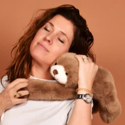 Histoire d'Ours Peluches Bien-Être|Les Ours Et Cie^Peluche Ours marron lesté - 40 cm - Podcoll