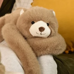 Histoire d'Ours Peluches Bien-Être|Les Ours Et Cie^Peluche Ours marron lesté - 40 cm - Podcoll