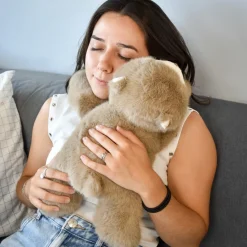 Histoire d'Ours Peluches Bien-Être|Les Ours Et Cie^Peluche Ours marron lesté - 40 cm - Podcoll