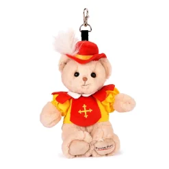 Histoire d'Ours Les Ours Et Cie^Peluche Ours porte-clé mousquetaire - Puy du Fou - 15 cm