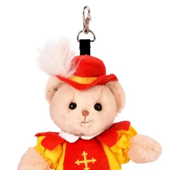 Histoire d'Ours Les Ours Et Cie^Peluche Ours porte-clé mousquetaire - Puy du Fou - 15 cm