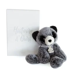 Histoire d'Ours Dans La Forêt Tropicale|Les Sweety Mousse^Peluche Panda Gris - 25 cm