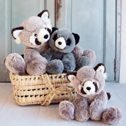 Histoire d'Ours Dans La Forêt Tropicale|Les Sweety Mousse^Peluche Panda Gris - 25 cm