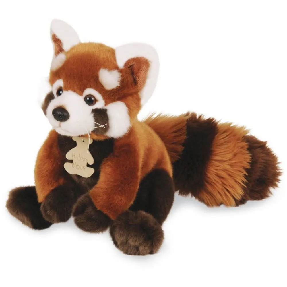 Histoire d'Ours Dans La Forêt Tropicale^Peluche Panda Marron - 20 cm
