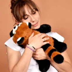 Histoire d'Ours Peluches Bien-Être|Dans La Forêt Tropicale^Peluche panda roux lesté - 40 cm - Podcoll