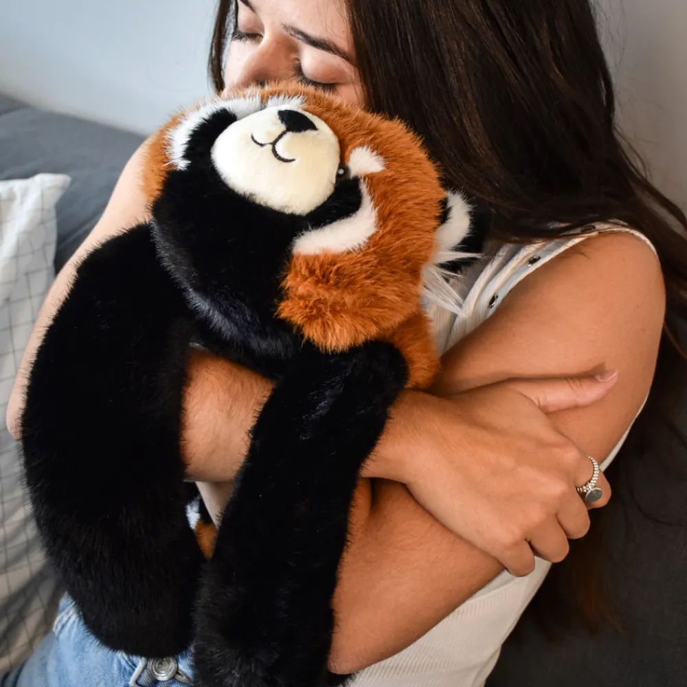 Histoire d'Ours Peluches Bien-Être|Dans La Forêt Tropicale^Peluche panda roux lesté - 40 cm - Podcoll