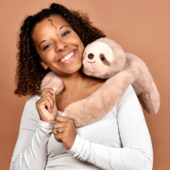 Histoire d'Ours Peluches Bien-Être|Dans La Forêt Tropicale^Peluche paresseux marron lesté - 40 cm - Podcoll