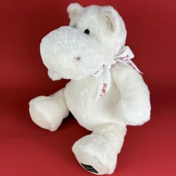 Histoire d'Ours Les Hippos Hip'^Peluche personnalisée Je t'Aime - Peluche Hippopotame - Édition limitée- 40 cm